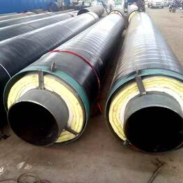 鋼套鋼直埋式蒸汽保溫鋼管